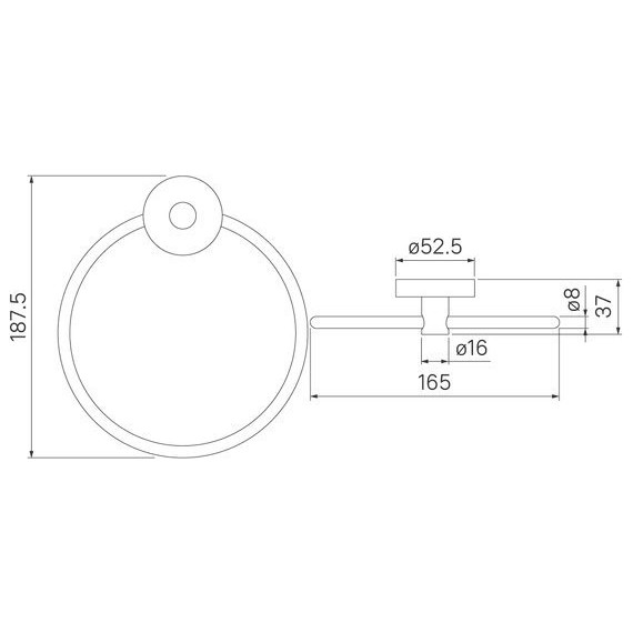 Кольцо для полотенец Iddis Sena SENSSO0i51 - фото 4