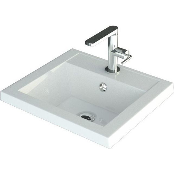 Тумба подвесная с раковиной Art&Max Family-400-2C-SO-CV 40 см, цемент - фото 4