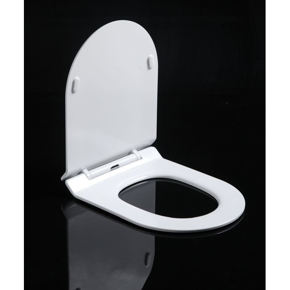 Сиденье с крышкой для унитаза Art&Max микролифт AM011SC - фото 4