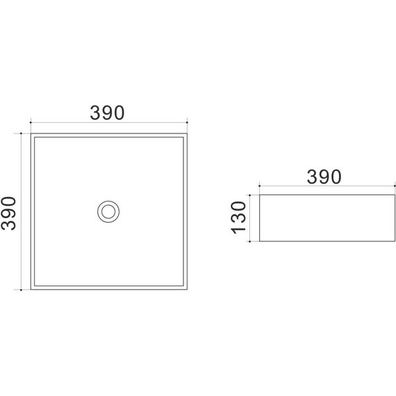 Раковина-чаша Azario 39 см AZ41120 - фото, картинка 3 Раковина-чаша Azario 39 см AZ41120 - фото 3