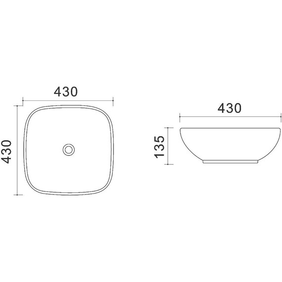 Раковина-чаша Azario 43 см AZ41288 - фото 4