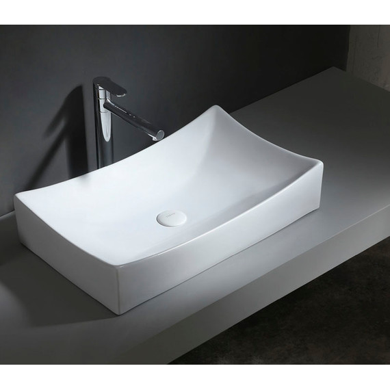 Раковина врезная на столешницу Azario 65 см AZ416 - фото, картинка 2 Раковина врезная на столешницу Azario 65 см AZ416 - фото 2