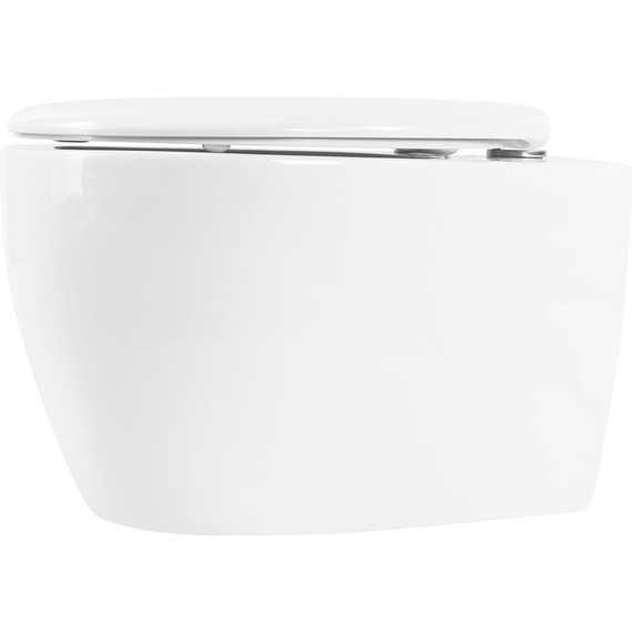 Унитаз подвесной безободковый Art&Max Imola AM217CHR - фото 7