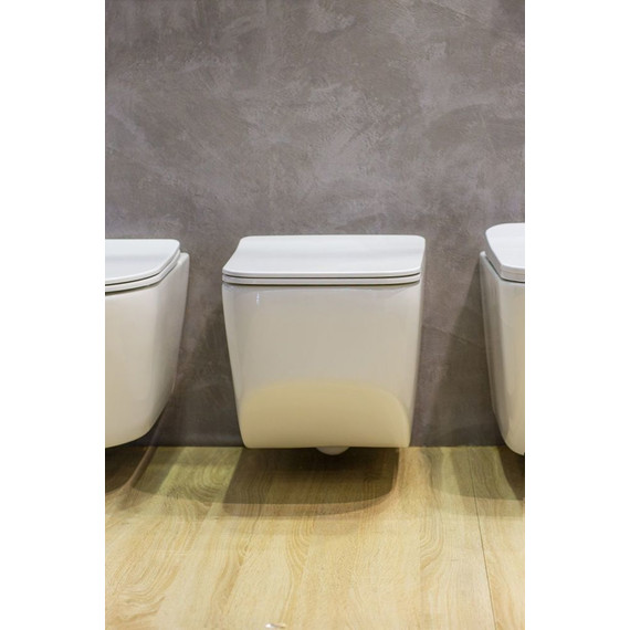 Унитаз подвесной безободковый Art&Max Liberty AM015CHR - фото 4