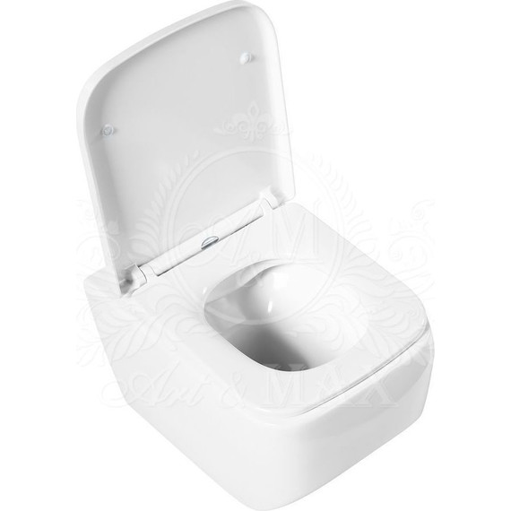 Унитаз подвесной безободковый Art&Max Liberty AM015CHR - фото 8