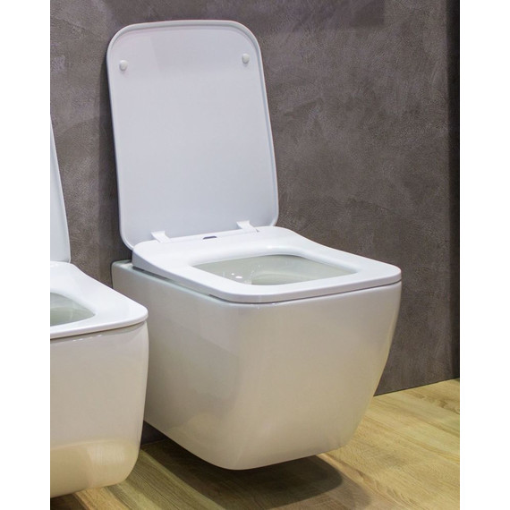 Унитаз подвесной безободковый Art&Max Maxima AM010CHR - фото 3