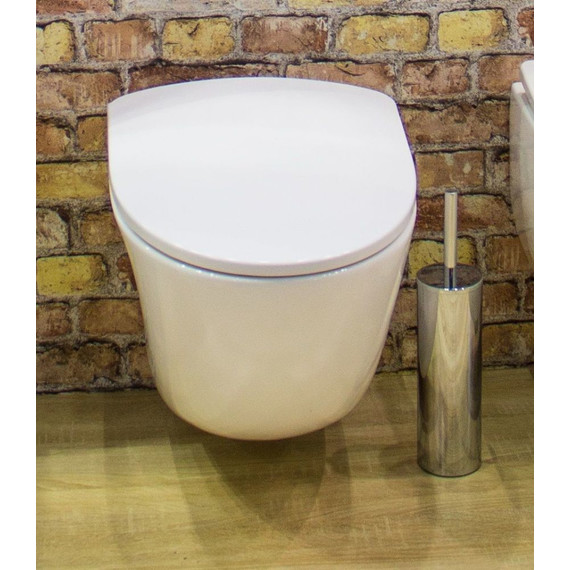 Унитаз подвесной безободковый Art&Max Pescara AM016CHR - фото 4