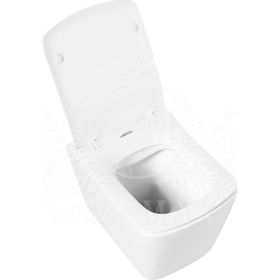 Унитаз подвесной безободковый Art&Max Techno AM9310CHR - фото 10