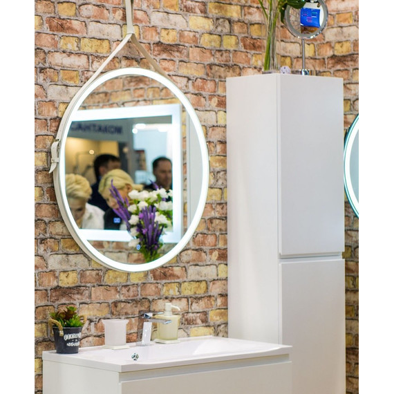 Пенал подвесной Art&Max AM-Bianchi-1500-2A-SO-BL 40 см, белый глянец - фото 3