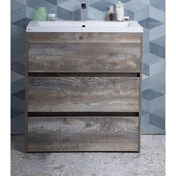 Тумба напольная с раковиной Art&Max Family-580-3C-PIA-PE 58 см, бетон экзотик - фото, картинка 2 Тумба напольная с раковиной Art&Max Family-580-3C-PIA-PE 58 см, бетон экзотик - фото 2