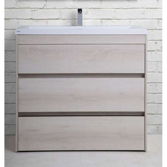 Тумба напольная с раковиной Art&Max Family-900-3C-PIA-PB 90 см, сканди - фото 2