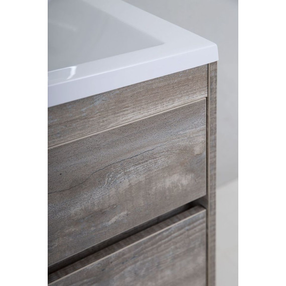 Тумба напольная с раковиной Art&Max Family-900-3C-PIA-PE 90 см, бетон экзотик - фото 7