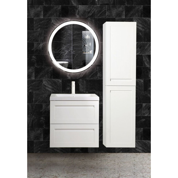 Пенал подвесной Art&Max AM-Platino-1500-2A-SO-BM 40 см, белый матовый - фото 2