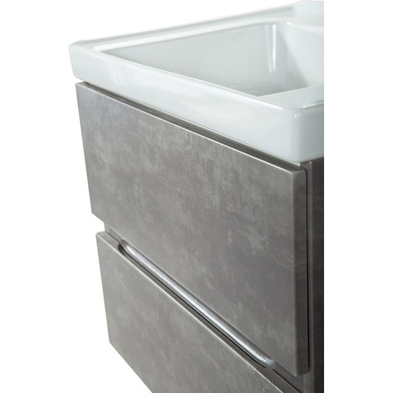 Тумба подвесная с раковиной Art&Max AM-Techno-700-2C-SO-FC305 70 см, айс какао - фото, картинка 5 Тумба подвесная с раковиной Art&Max AM-Techno-700-2C-SO-FC305 70 см, айс какао - фото 5