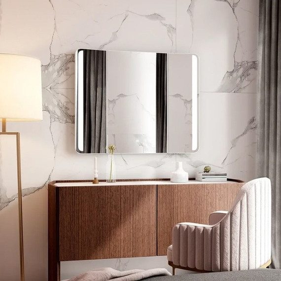 Зеркало Art&Max Trento Led 100 см AM-Tre-1000-800-DS-F - фото 3