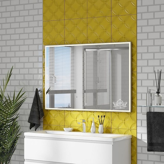 Зеркало Art&Max Arezzo Led 120 см AM-Are-1200-800-DS-FC, хром - фото 7