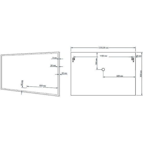 Зеркало Art&Max Arezzo Led 120 см AM-Are-1200-800-DS-FC, хром - фото 9