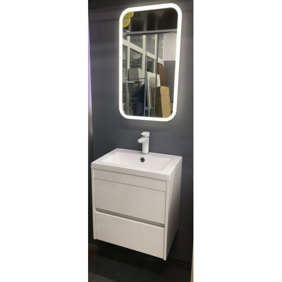 Зеркало Art&Max Bianchi Led 40 см AM-Bianchi-400-700-DS-F - фото, картинка 4 Зеркало Art&Max Bianchi Led 40 см AM-Bianchi-400-700-DS-F - фото 4