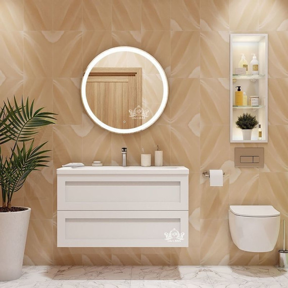 Зеркало Art&Max Bolzano Led 78 см AM-Boz-780-DS-F - фото 5