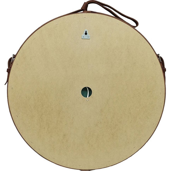 Зеркало Art&Max Milan Led 80 см  AM-Mil-800-DS-F-Brown, коричневый ремень - фото 5