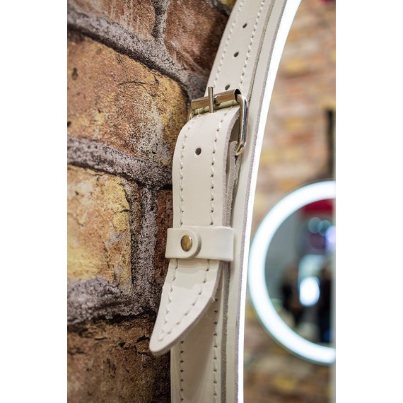 Зеркало Art&Max Milan Led 100 см AM-Mil-1000-DS-F, белый ремень - фото 11