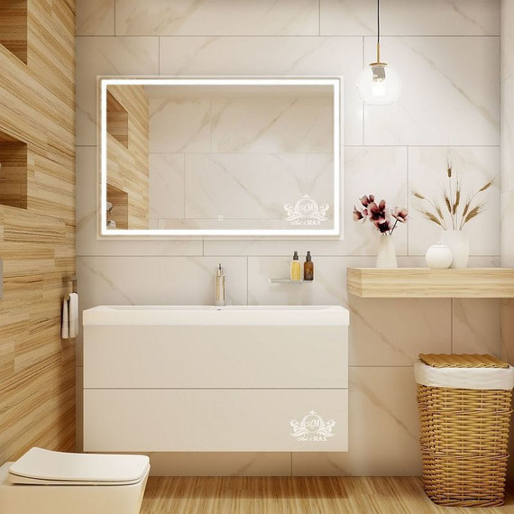 Зеркало Art&Max Monza Led 120 см AM-Mon-1200-800-DS-F - фото 3