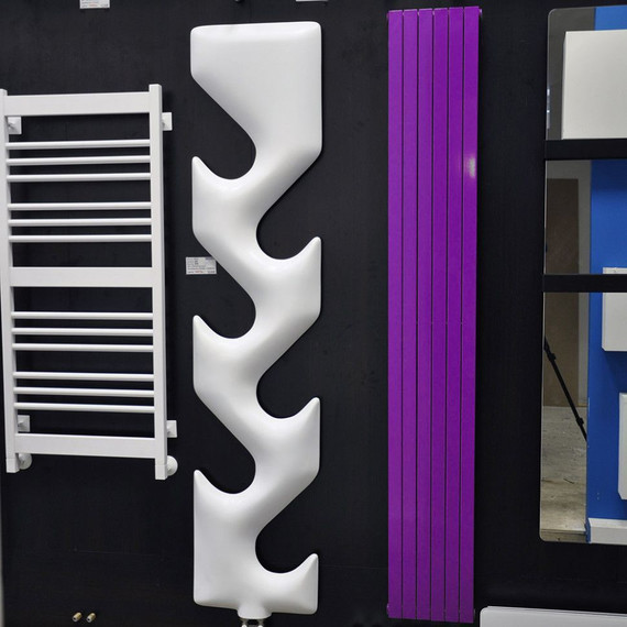 Вертикальный радиатор KZTO Соло В 1-1500-12 530х1530 мм (12 секций) - фото 10