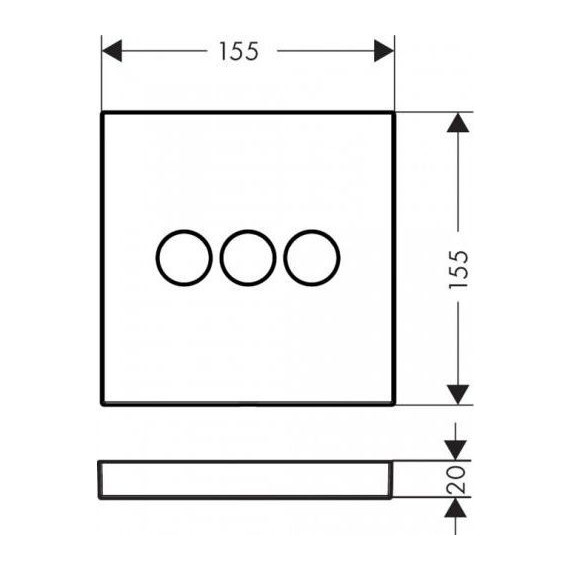Переключатель потоков на три потребителя Hansgrohe Shower Select 15764990, полированное золото - фото 2