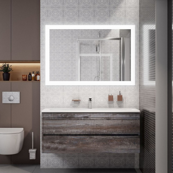 Зеркало Art&Max Soli Led 120 см AM-Sol-1200-800-DS-F-H - фото 2