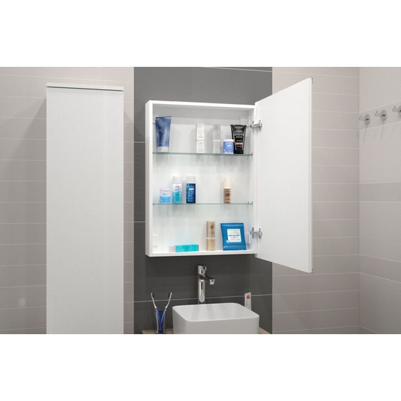 Зеркало-шкаф Art&Max Techno Led 60 см AM-Tec-600-800-1D-R-DS-F - фото 4