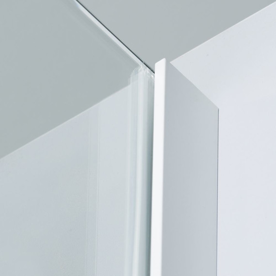 Душевое ограждение WasserKraft Rhin 100х100 см 44S19, белый/прозрачное - фото 6