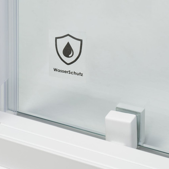 Душевое ограждение WasserKraft Rhin 100х100 см 44S19, белый/прозрачное - фото 7