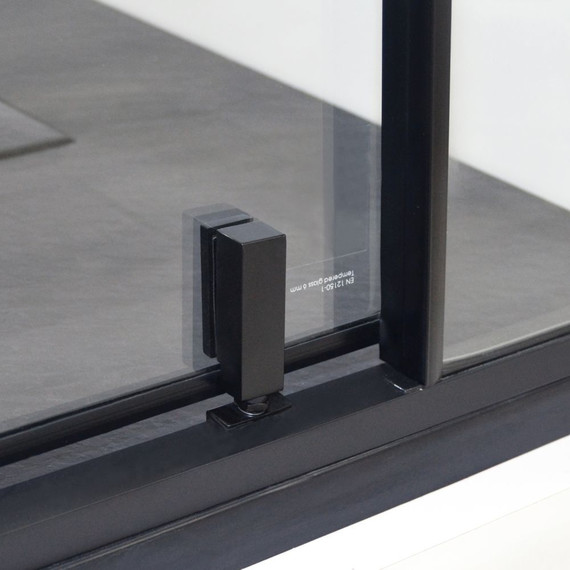 Душевое ограждение WasserKraft Elbe 90х90 см 74P03, черный/прозрачное - фото 8