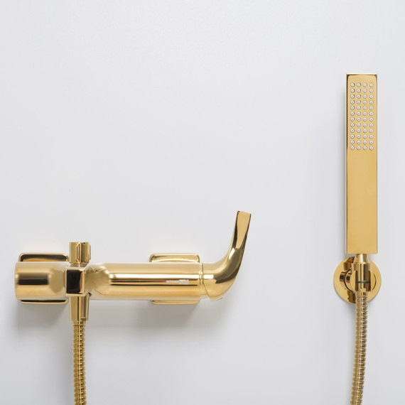 Смеситель для ванны WasserKraft Sauer 7101, золото - фото 5