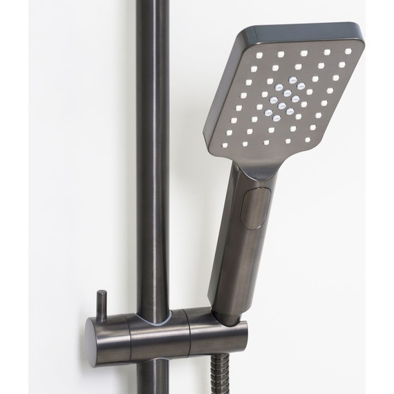 Душевая стойка WasserKraft Wiese A18401, оружейная сталь - фото 7