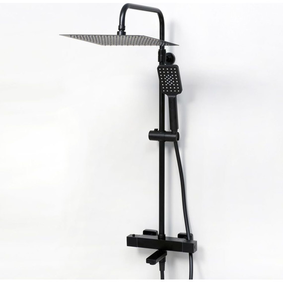 Душевая стойка с термостатом WasserKraft Thermo A29901, черный - фото, картинка 2 Душевая стойка с термостатом WasserKraft Thermo A29901, черный - фото 2