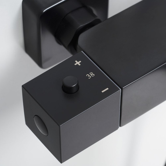 Душевая стойка с термостатом WasserKraft Thermo A29901, черный - фото, картинка 10 Душевая стойка с термостатом WasserKraft Thermo A29901, черный - фото 10