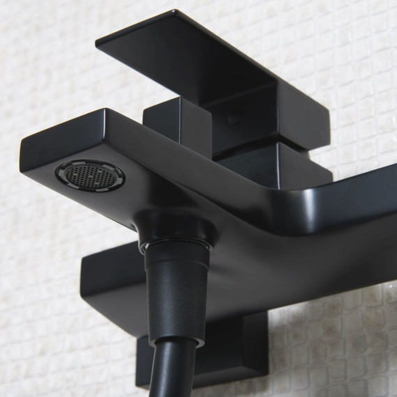 Смеситель для ванны WasserKraft Abens 2001, черный - фото 5