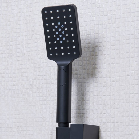 Смеситель для ванны WasserKraft Abens 2001, черный - фото 7