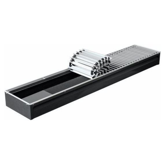 Внутрипольный конвектор KZTO Бриз 2000х300х100 мм - фото 2