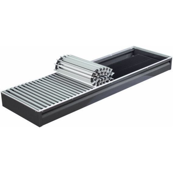 Внутрипольный конвектор KZTO Бриз 1400х260х100 мм - фото 7