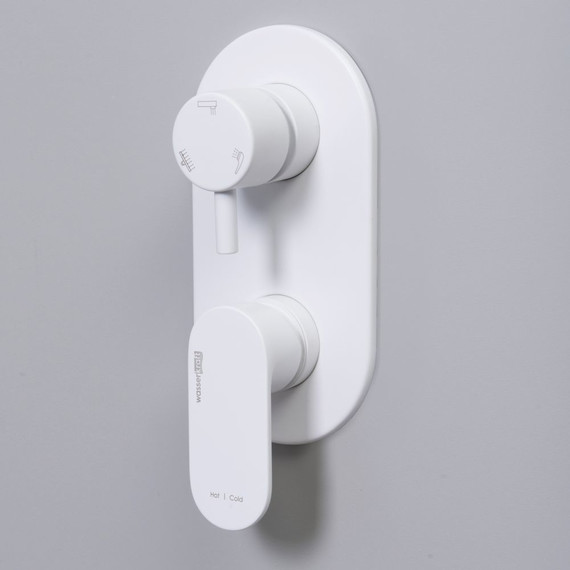 Смеситель для ванны WasserKraft Mindel 8571, белый - фото 3