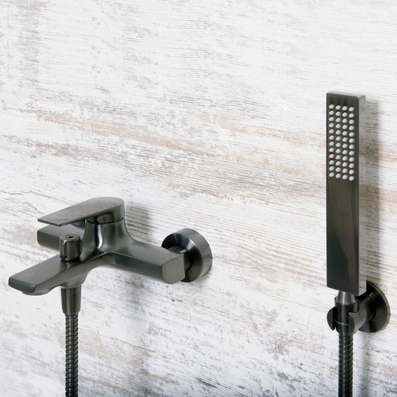 Смеситель для ванны WasserKraft Wiese 8401, оружейная сталь - фото 4