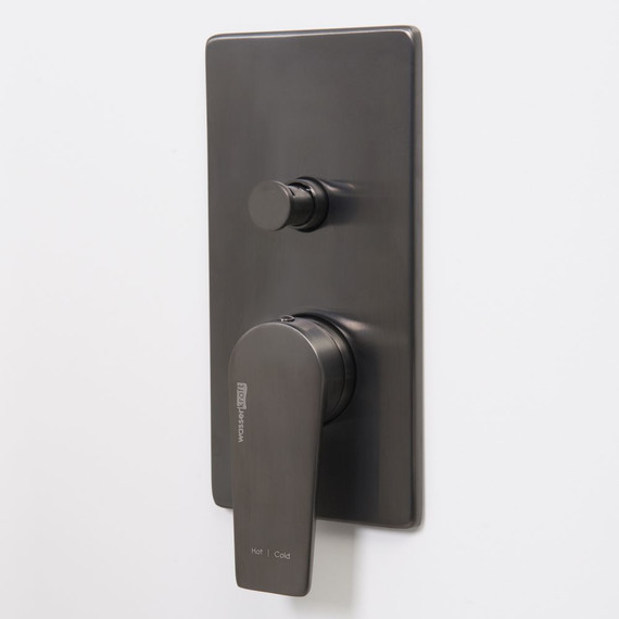 Смеситель для ванны WasserKraft Wiese 8461, оружейная сталь - фото 2