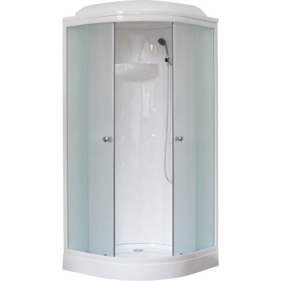 Душевая кабина Royal Bath 90x90 см RB 90HK1-M, белый/матовое - фото 