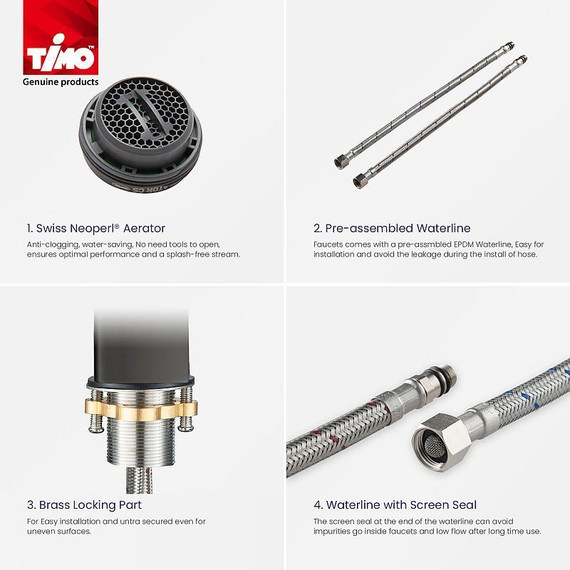 Смеситель для раковины Timo Briana 7161/00F - фото, картинка 6 Смеситель для раковины Timo Briana 7161/00F - фото 6