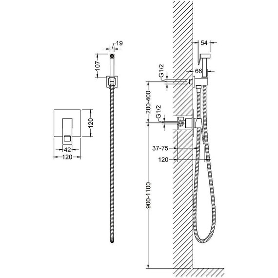 Набор для гигиенического душа Timo Briana 7189/00SM - фото 2