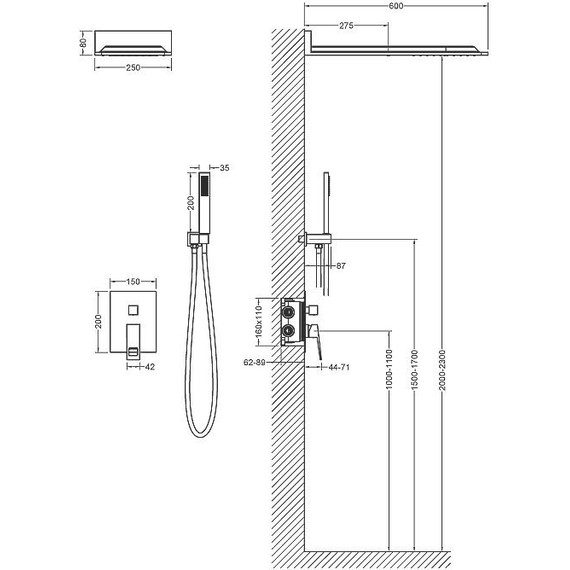 Душевая система для душа Timo Briana SX-7139/00SM - фото 10
