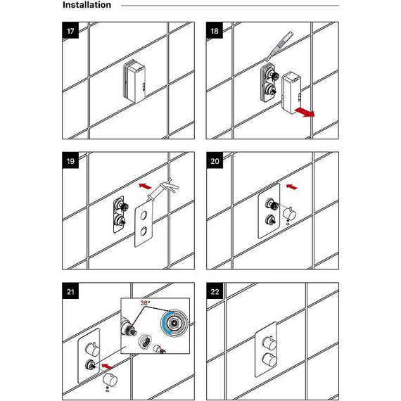 Душевая система для ванны с термостатом Timo Petruma SX-5019/17SM, золото матовое - фото 7