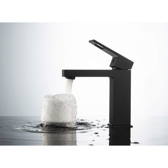 Смеситель для раковины Timo Briana 7161/03F, черный матовый - фото, картинка 3 Смеситель для раковины Timo Briana 7161/03F, черный матовый - фото 3